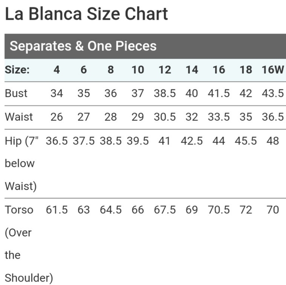 La Blanca Women's Island Goddess Multi Strap Cross Back One Piece Swimsuit 16 - Picture 4 of 4